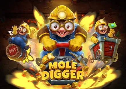 Play'n GO Mole Digger game screenshot